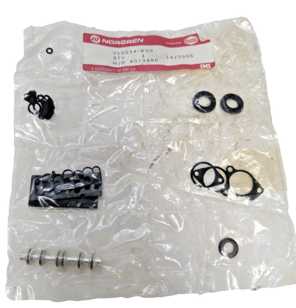 NORGREN NUGGET 40 VALVE REPAIR KIT V10034-K00 W/O 4073480 14/2006