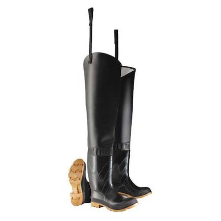 Dunlop 8605600 Men's Steel Hip Wader Black