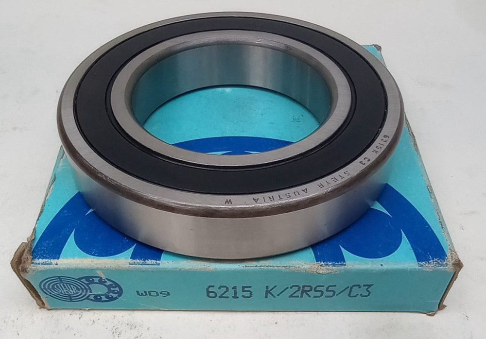 Steyr 6215 K-2RSS-C3 Ball Bearing Deep Groove 75X130X25mm Double Sealed