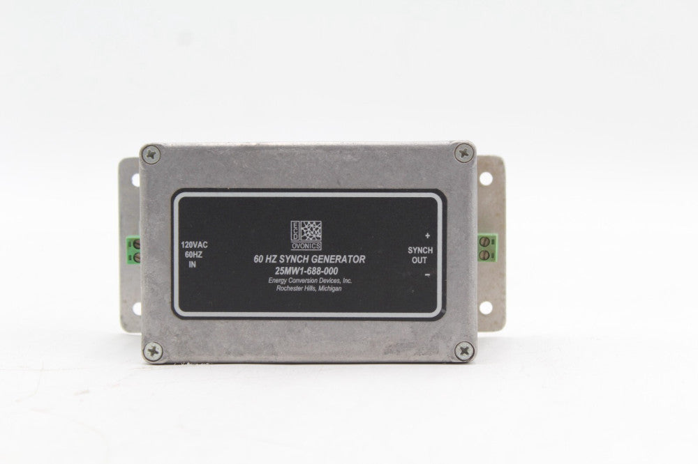 ECD Ovonics 25MW1-688-000 60 HZ Synch Generator