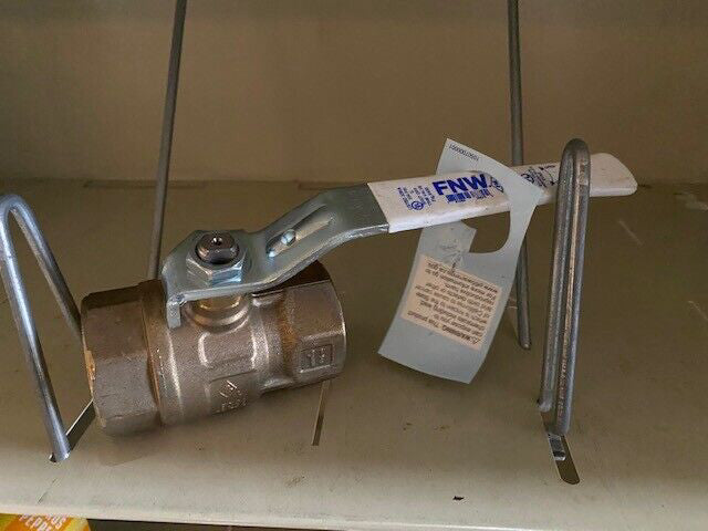 FNW 1-1/4 in. Forged Bronze Full Port Threaded 600 Ball Valve, # FNWX450H (NEW)