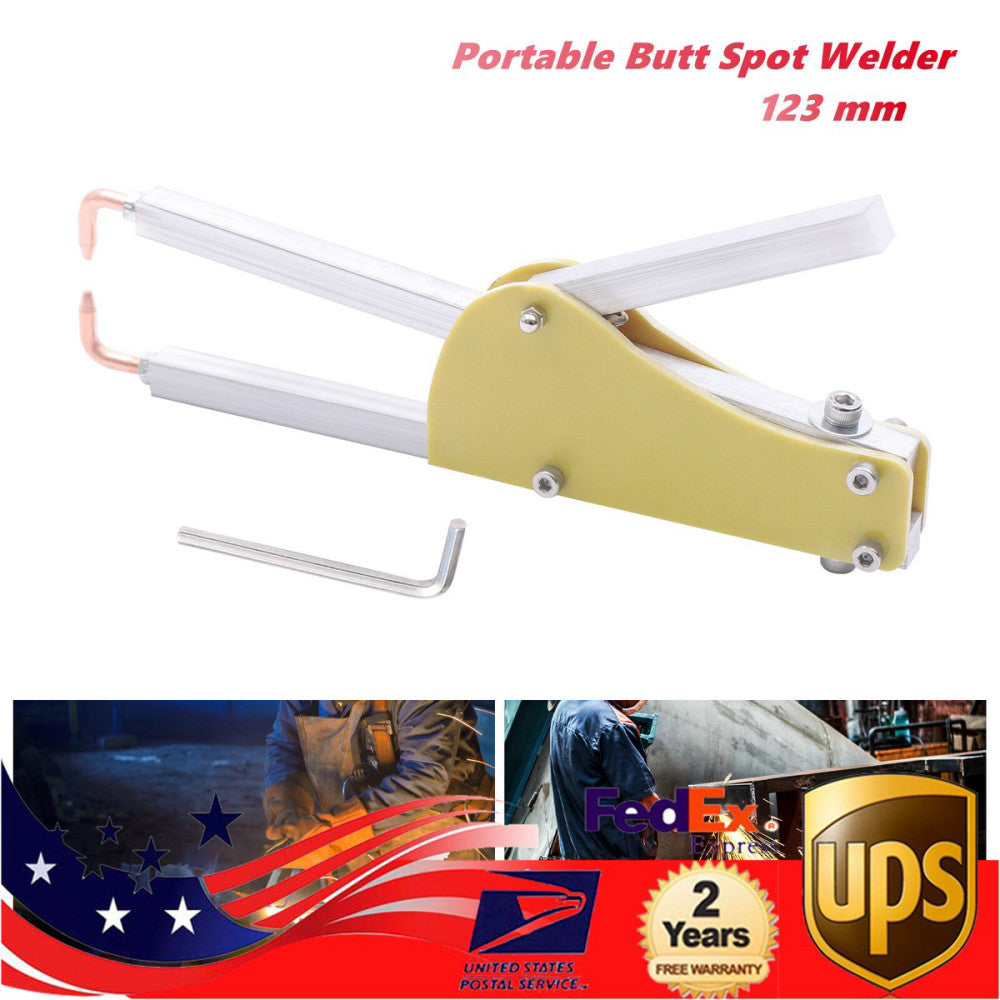 Portable Spot Welding Welder Machine Butt Welding Gun Welding Tongs 123mm