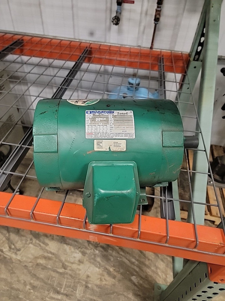 Marathon Series E  Cat # E719 Motor 5 hp 3 Phase Hz 60 Rpm 1745 New Old Stock