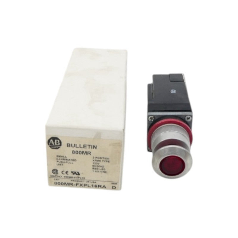 ALLEN BRADLEY 800MR-FXPL16RA SER. D 120V (WH) NSMP