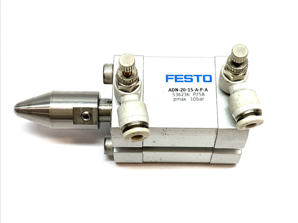Festo ADN-20-15-A-P-A Compact Pneumatic Cylinder 20mm Bore 15mm Stroke 536236