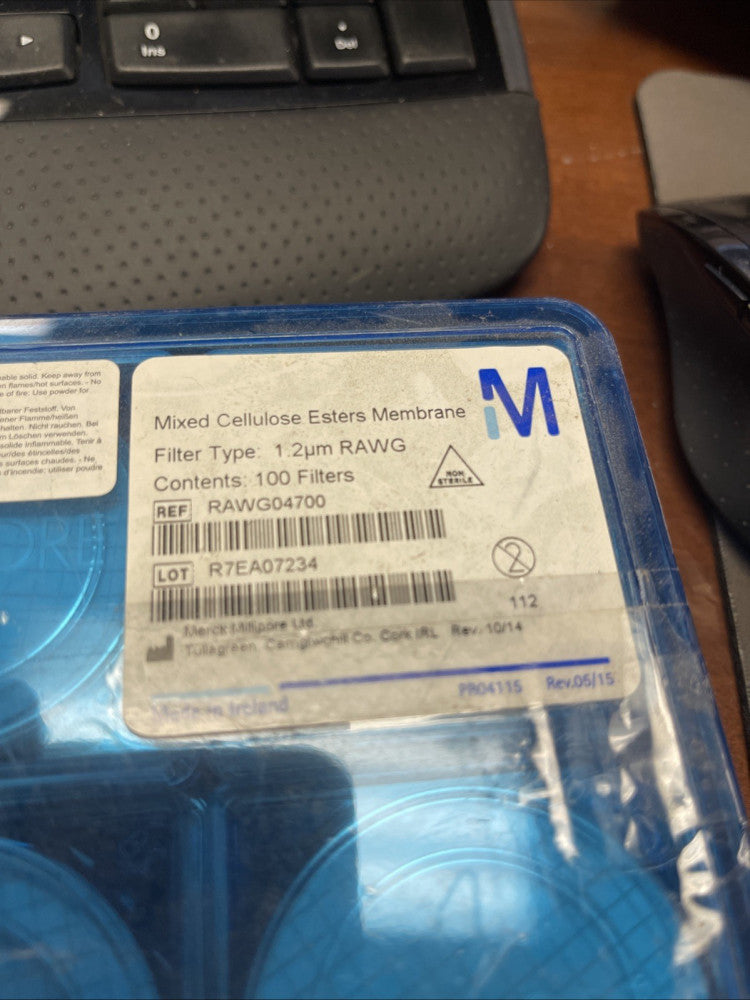 NEW MIXED CELLULOSE ESTERS MEMBRANE FILTER 1.2 RAWG04700 (100 pieces)