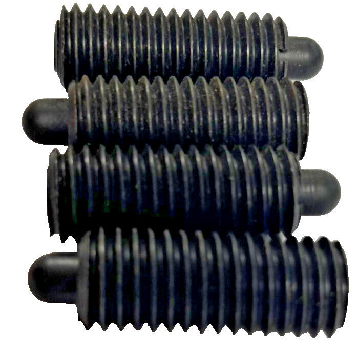 THREADED SPRING PLUNGER LOT OF 4  1/2"-13 PROJECTION 1/4" THREAD LENGTH 13/16"