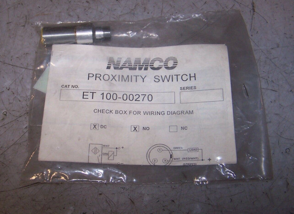 NEW NAMCO ET100-00270 PROXIMITY SWITCH 10-30 VDC 200mA