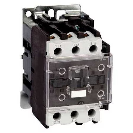 Dayton 6Eap7 Iec Magnetic Contactor, 3 Poles, 24 V Ac, 40 A, Reversing: No