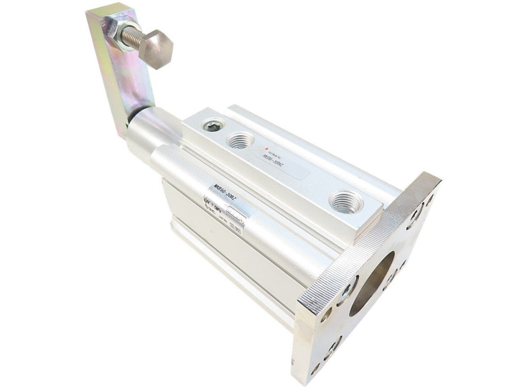 SMC MKG50-30RNZ MKG5030RNZ Pneumatic 90 θ 30mm Stroke Rotary Clamp Cylinder NEW