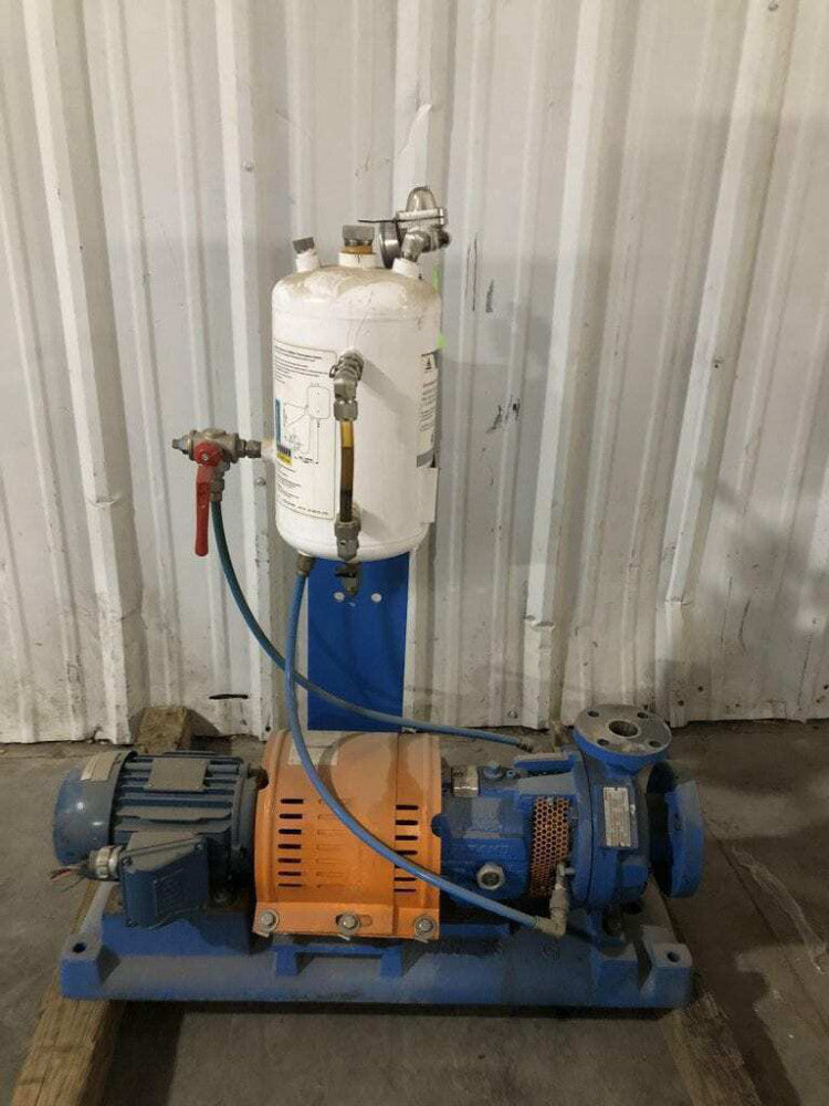 Goulds 3196 Centrifugal Pump 1.5" X 3"- 6" Stainless Split Case 99 GPM