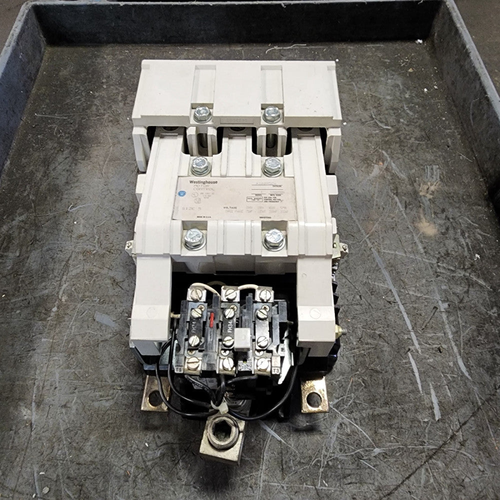 WESTINGHOUSE SIZE 5 MOTOR STARTER 600 VAC 3Ø 480V COIL A200M5CW (MISSING LUGS)