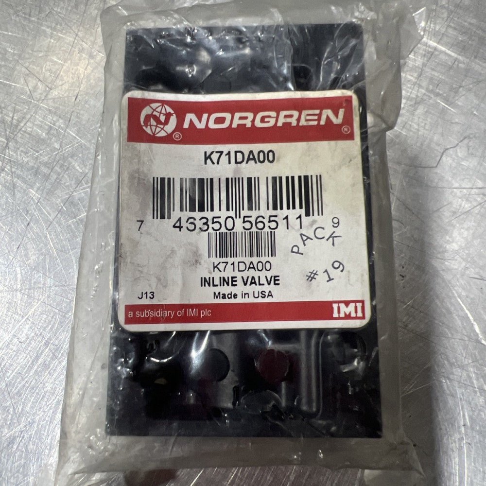 NORGREN K71DA00 Replacement Valve Body 5- 1/4" Ports & 2 Positions Nos Surplus