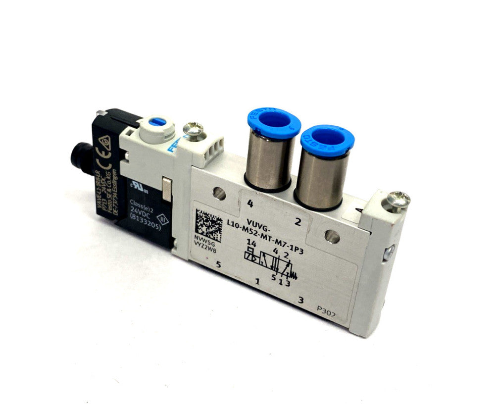 Festo VUVG-L10-M52-MT-M7-1P3 Solenoid Valve, 5/2-Way Monostable 574359