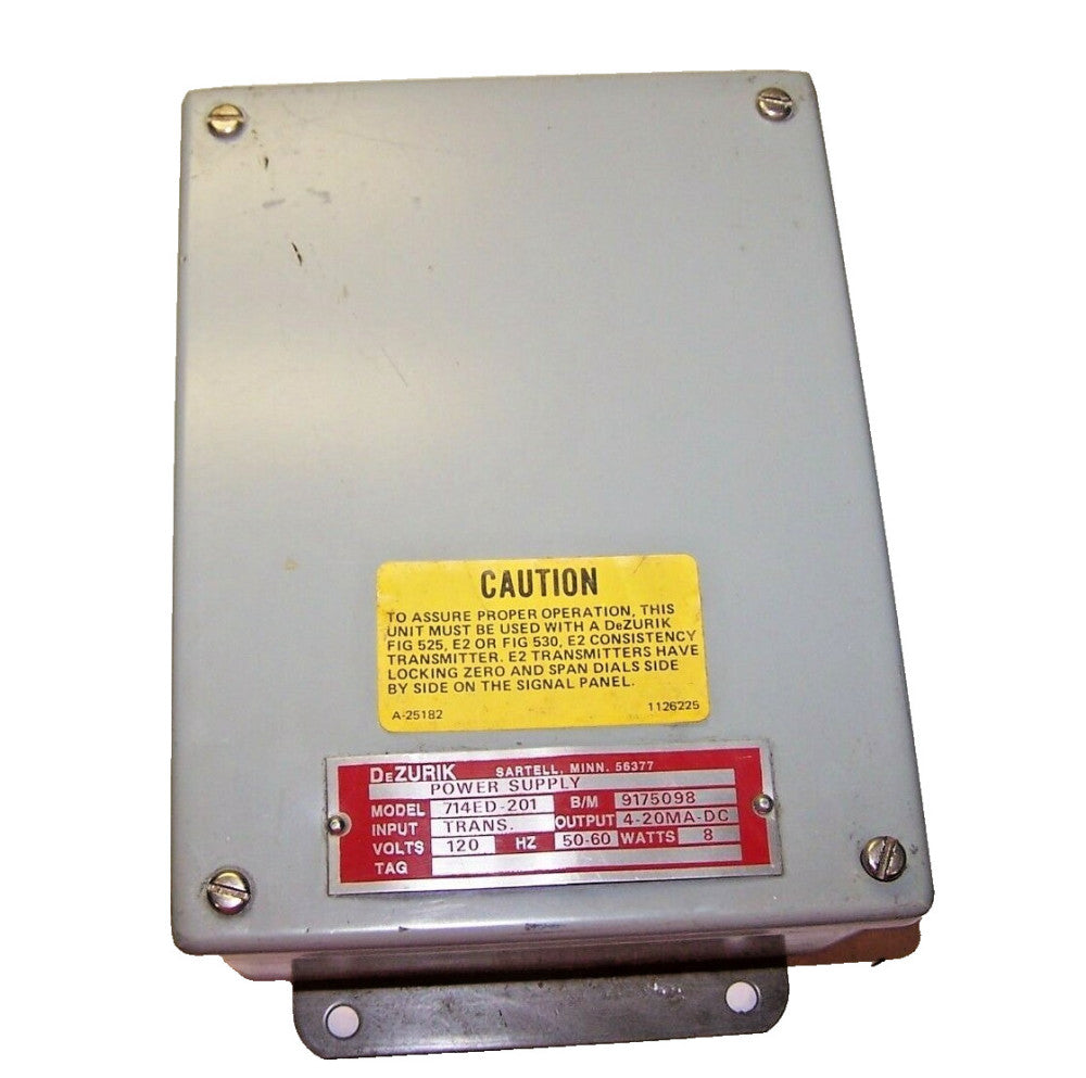 DeZURIK Power Supply 120 VAC 50/60Hz 8 Watt  714ED-201