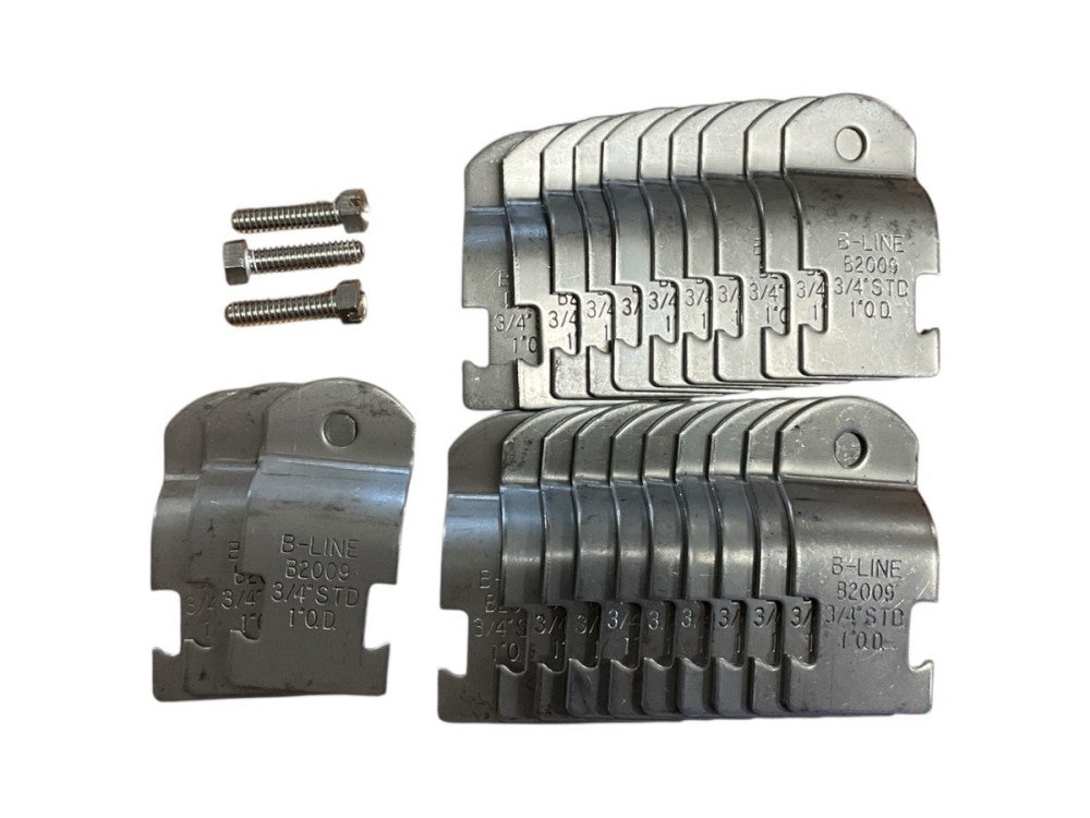 PACK OF 23 EATON B-Line B2009 Pipe Clamp 3/4 Stainless Steel