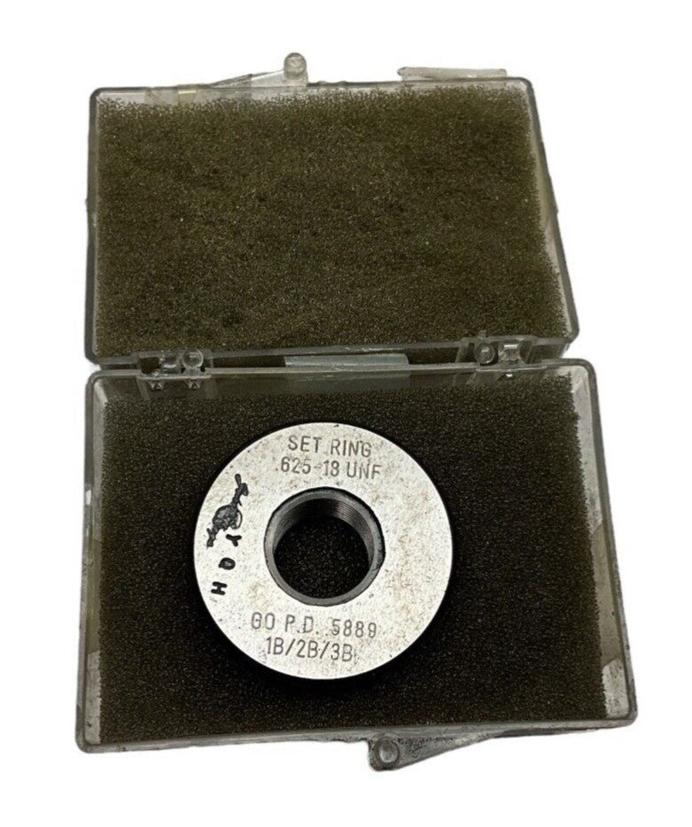 JOHNSON GAGE  .625-13 UNF  .5889  SET RING