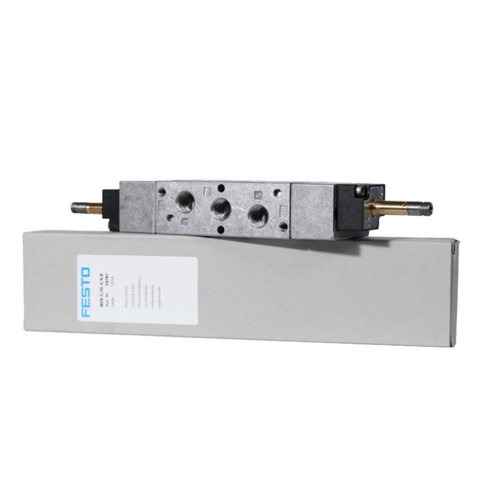 New In Box FESTO MFH5/3G-1/4-B 19787 Pneumatic Solenoid Valve