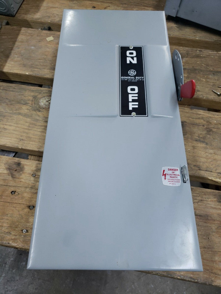 General Electric TG3223 Safety Switch 100A 2 Pole 240V NO HOLES 