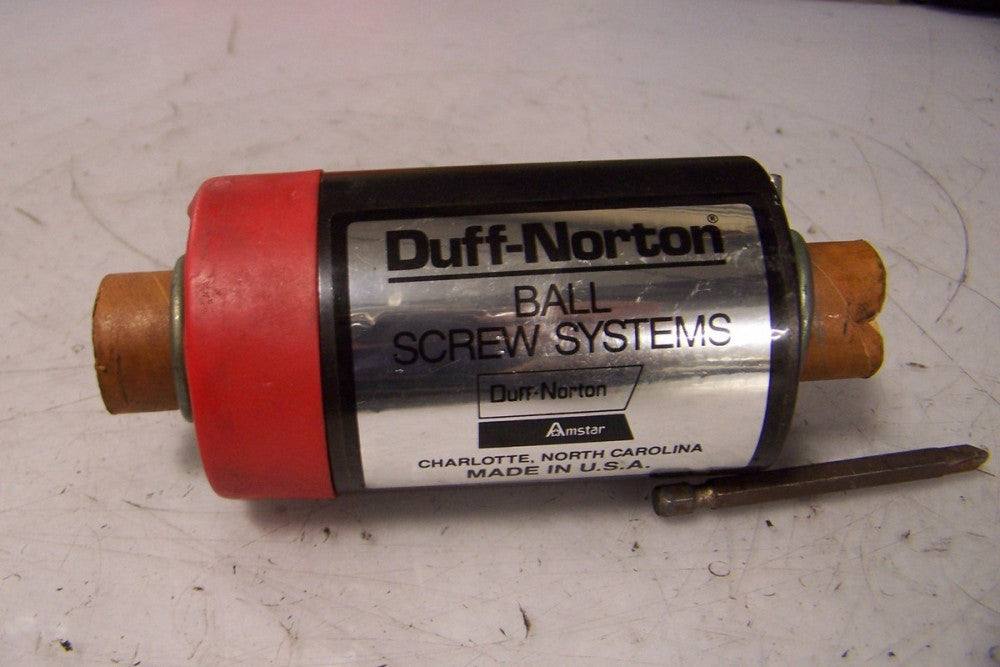 NEW DUFF NORTON 1-1/2" LIFT BALL SCREW W/ BALL NUT ROUND 2 CIRCUIT 150BN0471AY 