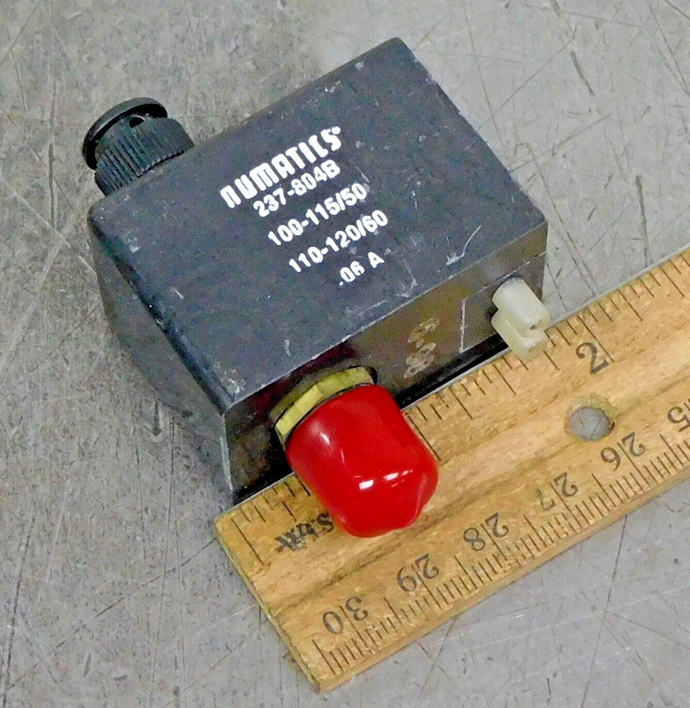 Numatics 237-804B ISO Pilot Solenoid Valve Coil 100-120 V 50/60 Hz 0.06 A