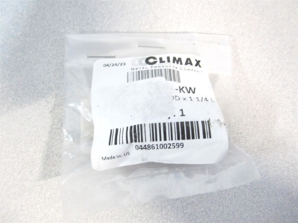 Climax (CC-025-025-KW) 0.25" x 13/16" x 1-1/4" OAL Steel Clamping Shaft Collar 