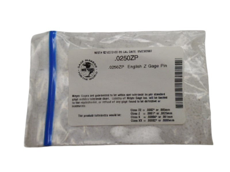 MEYER .0250ZP GAGE PIN NSMP