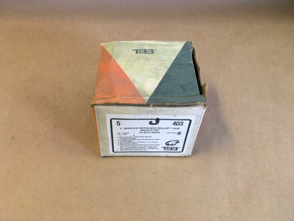 THOMAS & BETTS 78-6210-00403 1" Service Entrance Bullet *Box of 5*  (KB)