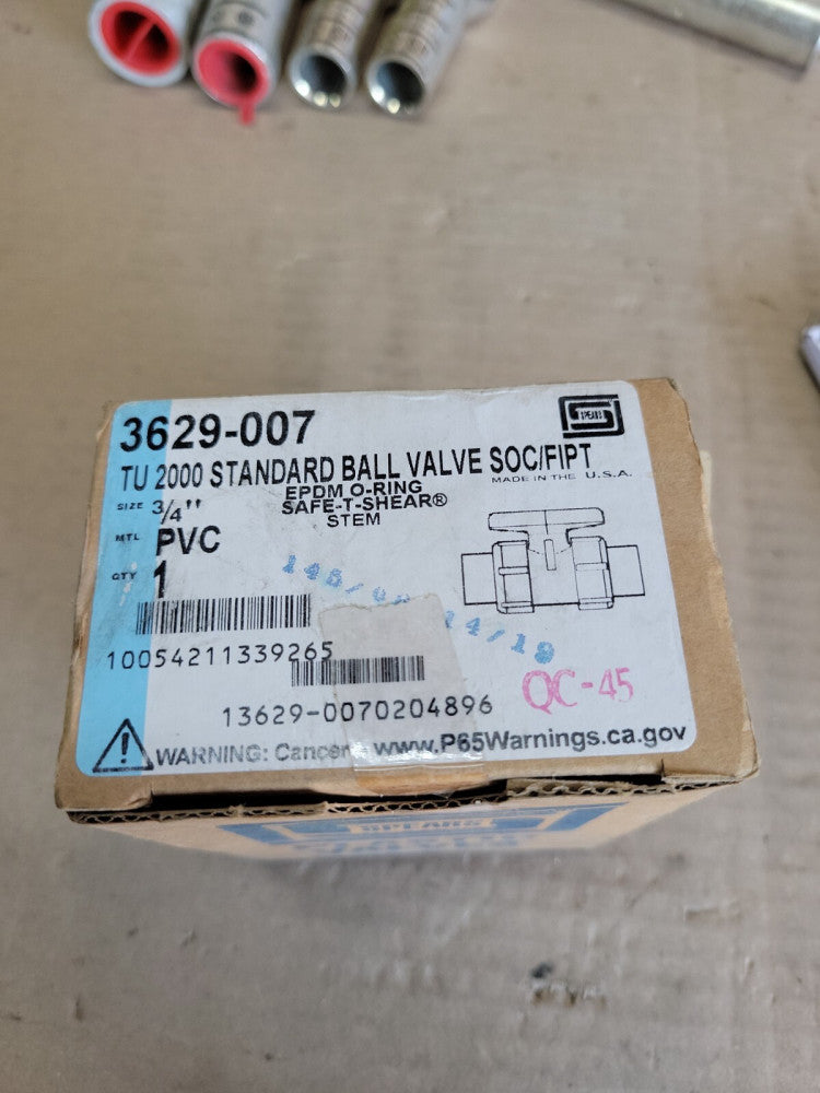 New! Spears 3629-007 True Union 2000 Standard Ball Valve