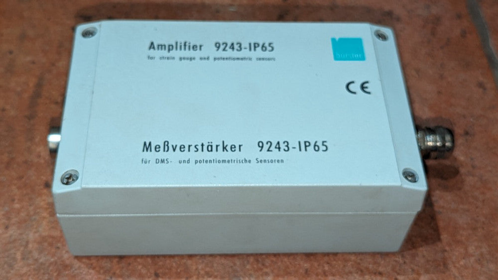 Burster 9243-IP65 Amplifier for Strain Gauge and Potentiometric Sensors