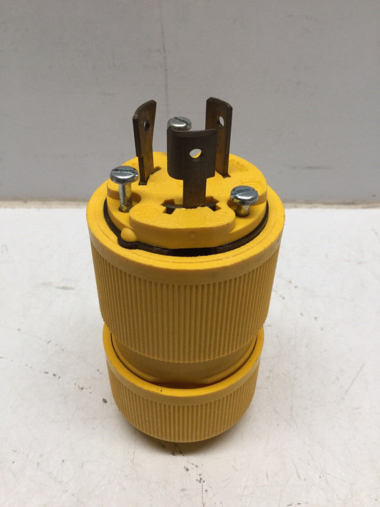 GE 20A 250V Male Twist-Lock Plug 3 Phase L11-20 General Electric