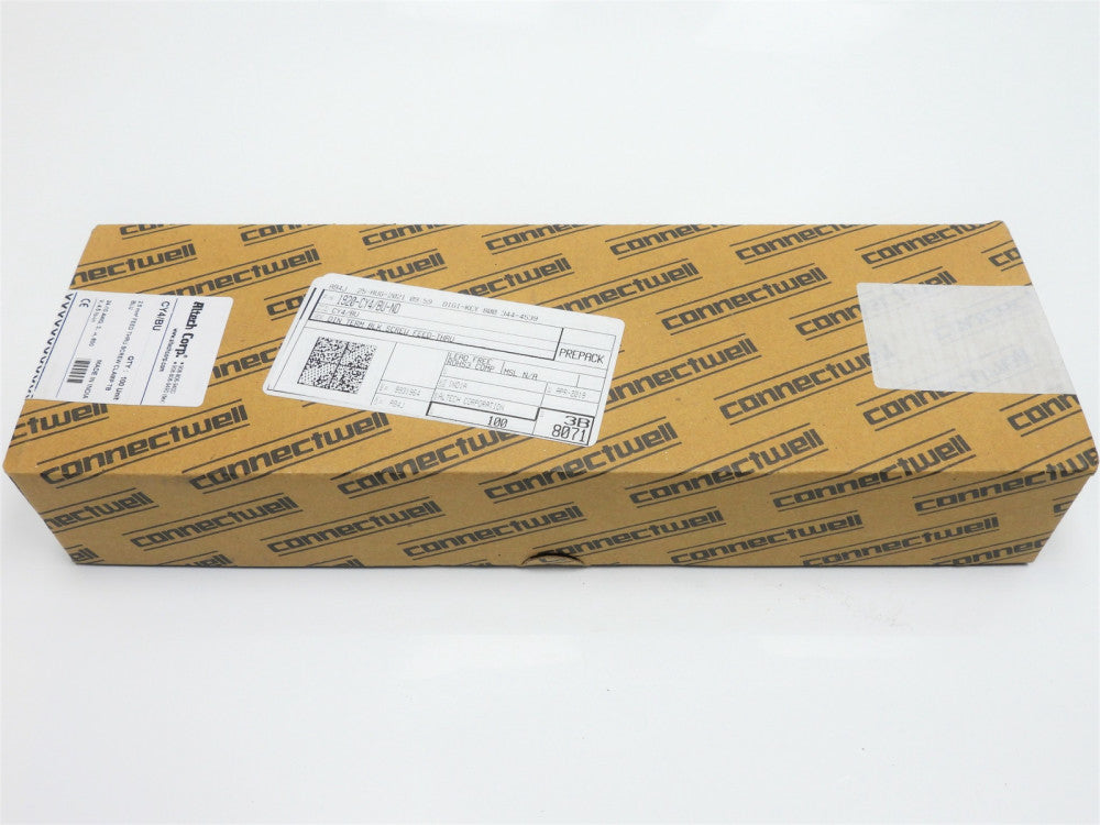100 QTY Altech CY4/BU DIN Terminal Block Screw Feed-Thru Blu 24-10 AWG, 32A, 600