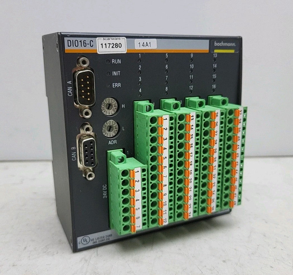 Bachmann Electronic DI016-C Digital I/O PLC Module 