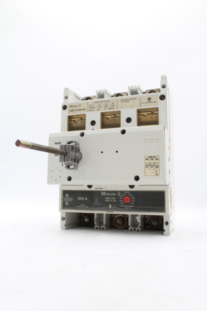 Moeller NZM 10-400N-NA 400Amp 3-Pole Circuit Breaker