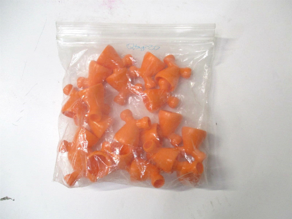 Loc-line (59868) 1/2" Orange Acetal Copolymer Y Fitting - Pack of 20