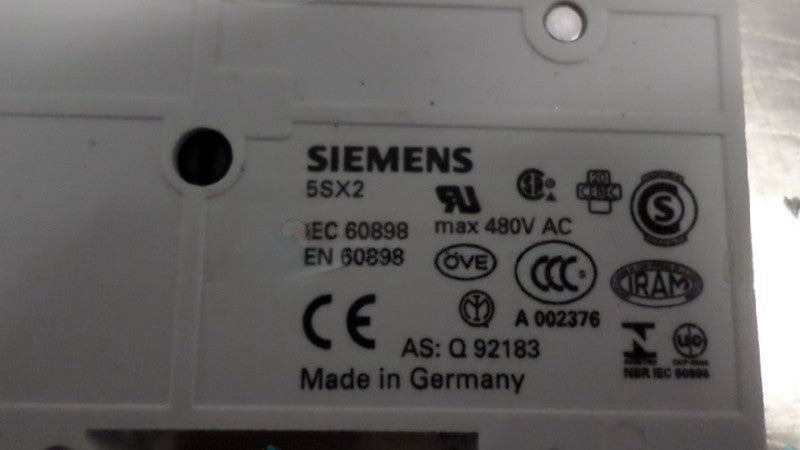 SIEMENS 5SX21 CIRCUIT BREAKER  NSNP