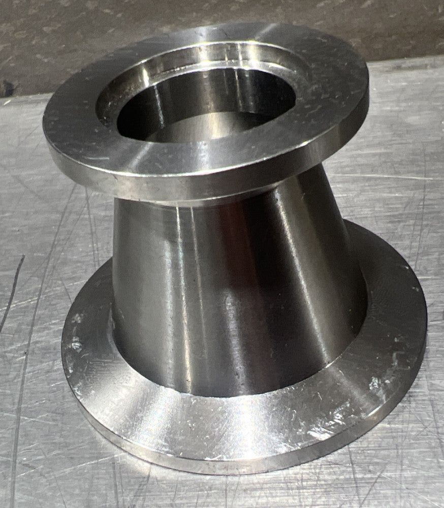 NOS SURPLUS  Vacuum Fitting Stainless Steel. See Pics For Dimensions. ID 2’s
