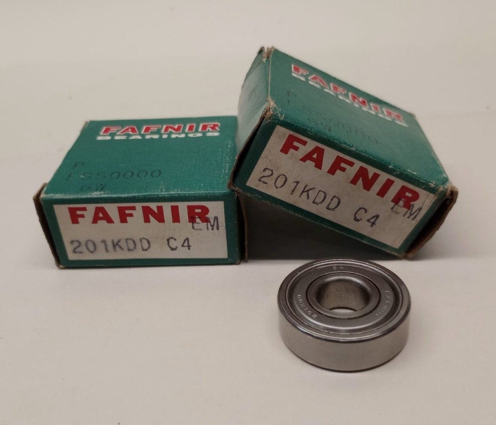 Fafnir 201KDD-C4 x 2 Ball Bearing (Pack of 2) Double Shielded 12x32x10mm 201KDD