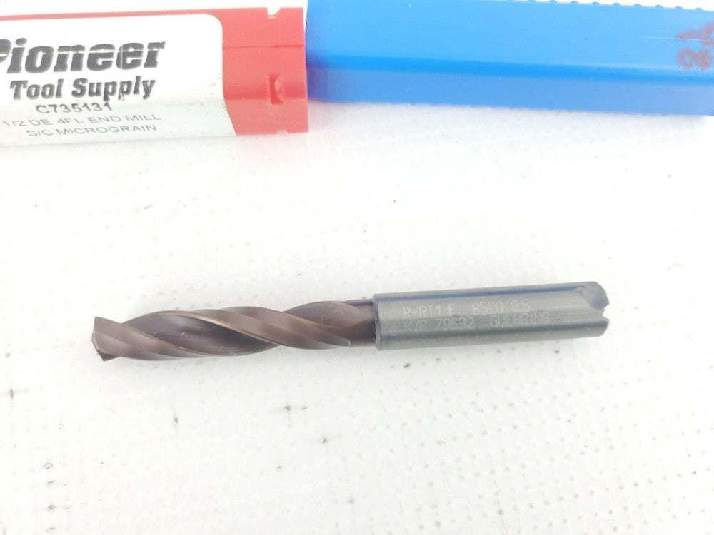 Pioneer Tool 1/2 DE 4FL End Mill Carbide Micrograin C735131