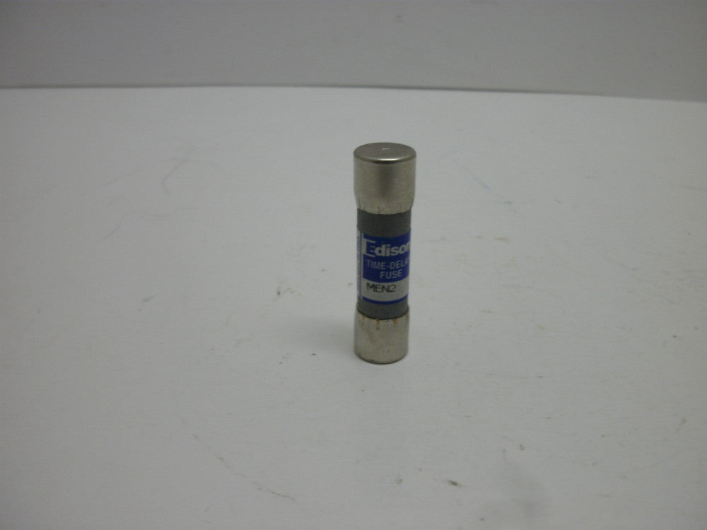EDISON MEN2 TIME-DELAY FUSE MIDGET 2 AMPS 250 VOLTS