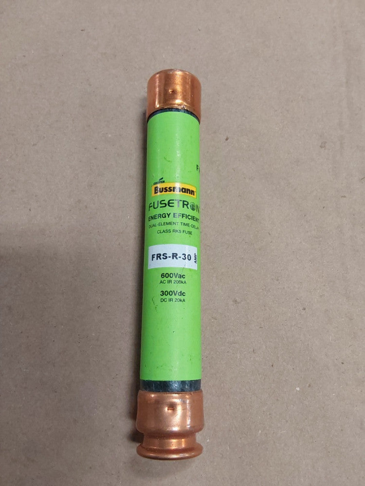 Eaton Bussmann Frs-R-30 Ul Class Fuse, Rk5 Class, Frs-R Series, Time-Delay,