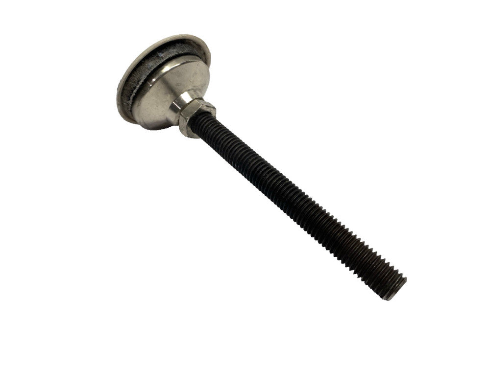 Machine Leveling Foot 1/4" NPT 12TPI 4-1/2" Thread Length 1-7/8" Foot Dia.