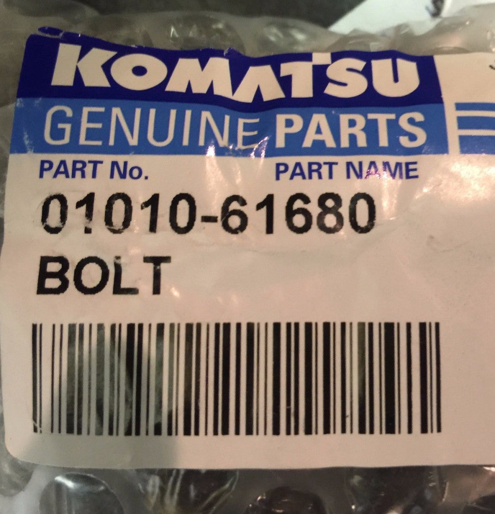 01010-61680 Komatsu Bolt *LISTING IS FOR ONE 1 BOLT* (NEW)