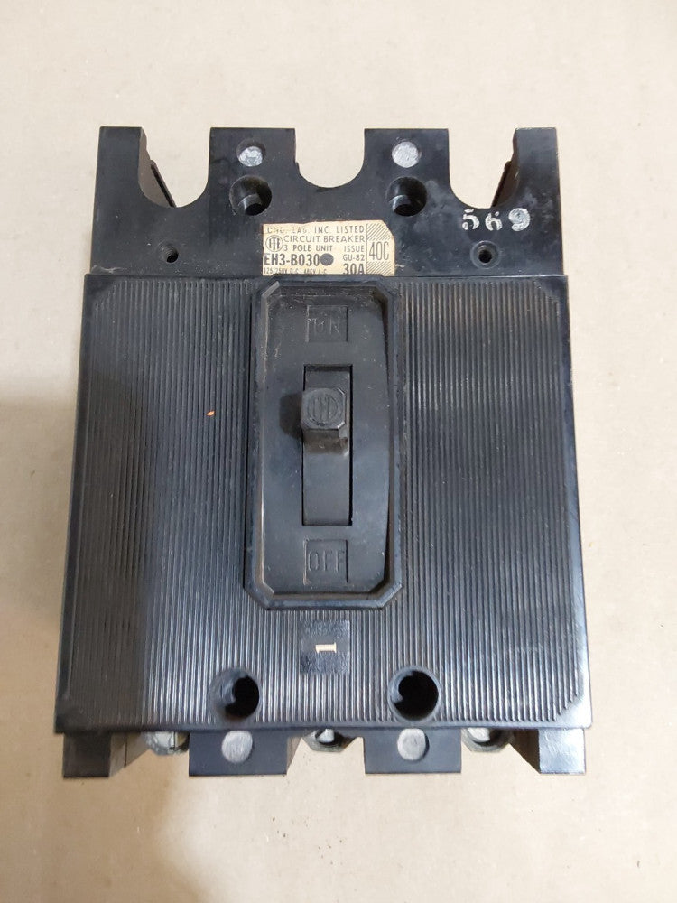 ITE,EH3B030,CIRCUIT BREAKER 30A 480V 3P