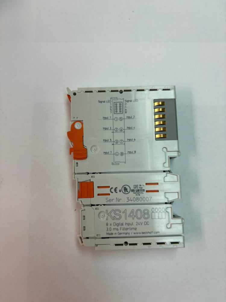 BECKHOFF KS1408 8x Digital Input Module 18070007