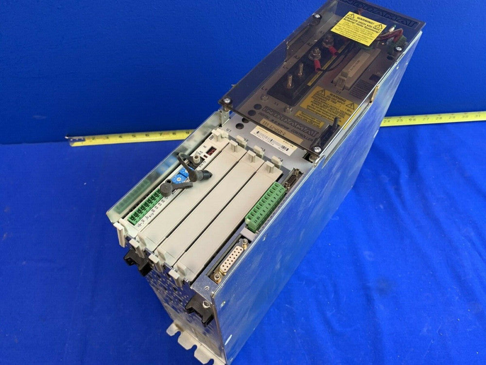 INDRAMAT DDS 2.1-W025-D DIGITAL AC SERVO CONTROLLER W/ DSS1.1, DMS2.1-S11-01.RS