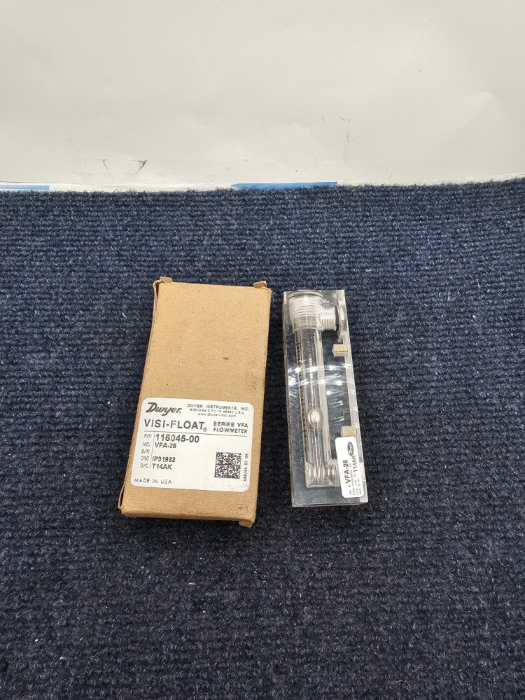 Dwyer VFA-26 VISI-FLOAT Flowmeter Acrylic Series VFA 1/8" NPT 100 PSIG