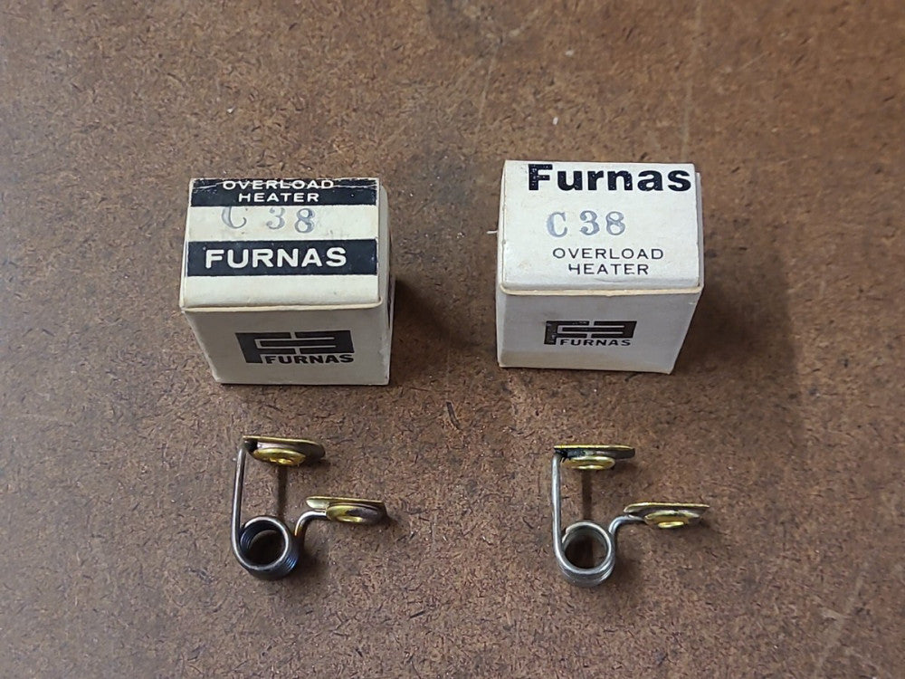 Lot Of 2 Furnas C38 Overload Heaters