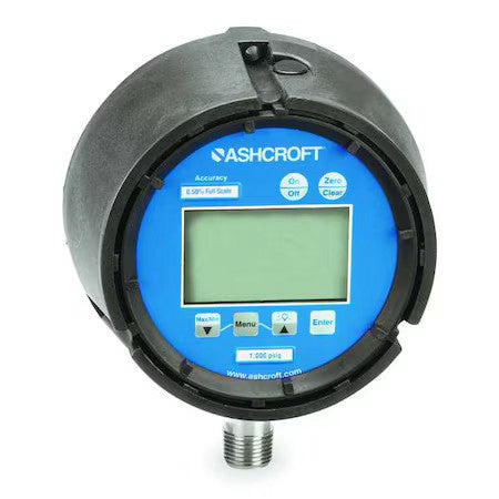 Ashcroft 452074Sd02l3000bl Digital Test Pressure Gauge, 0 To 3000 Psi, 4 1/2 In