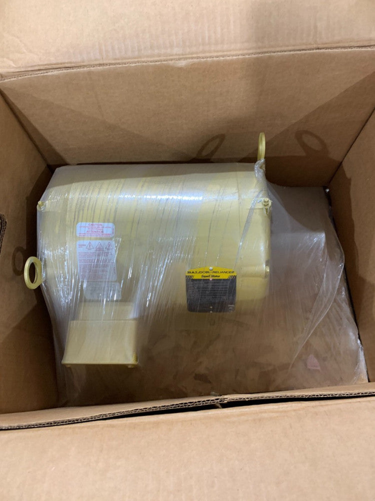 NEW IN BOX BALDOR 10HP 200V. SUPER-E MOTOR 3,475 RPM 213T FRAME EM3312T-8